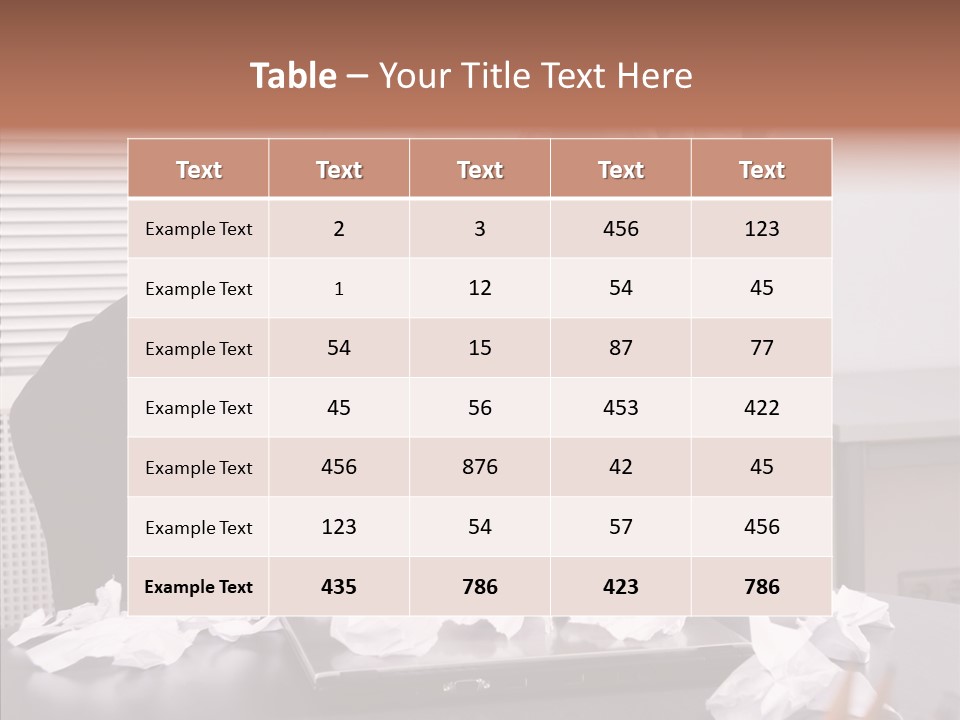 Confused Disappointment Business PowerPoint Template