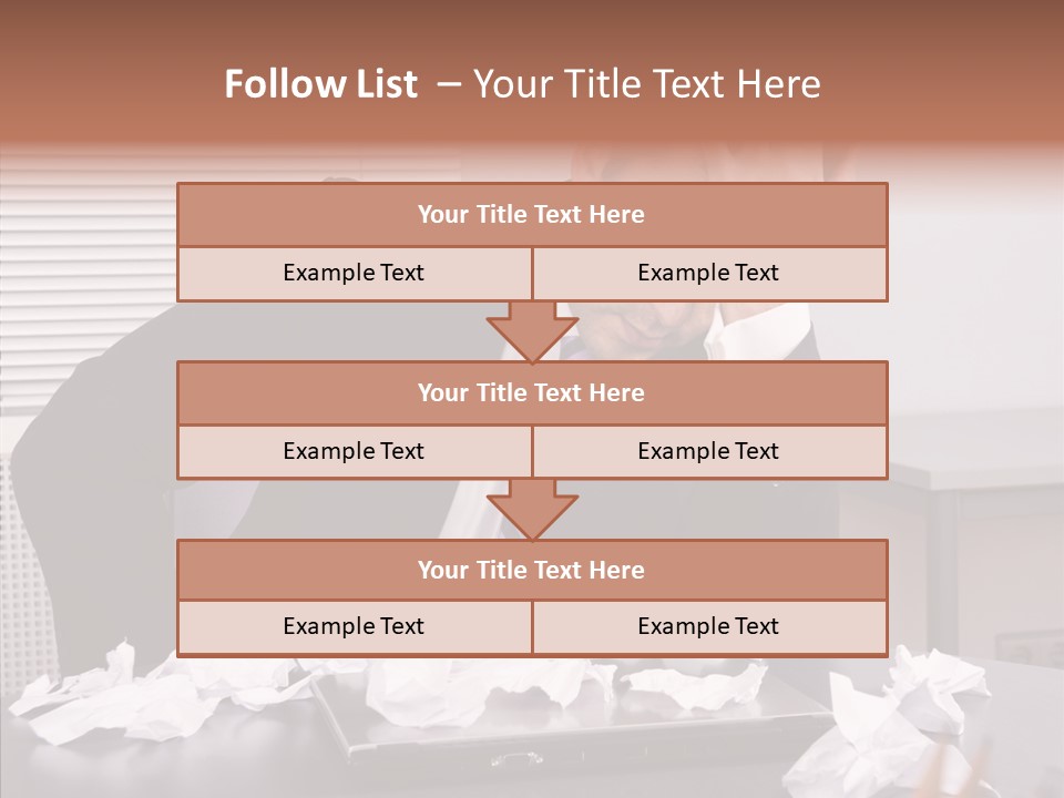 Confused Disappointment Business PowerPoint Template