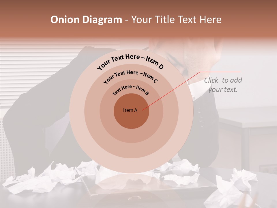 Confused Disappointment Business PowerPoint Template