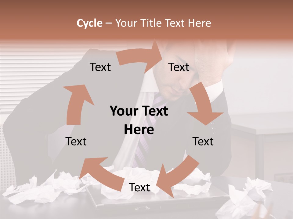 Confused Disappointment Business PowerPoint Template