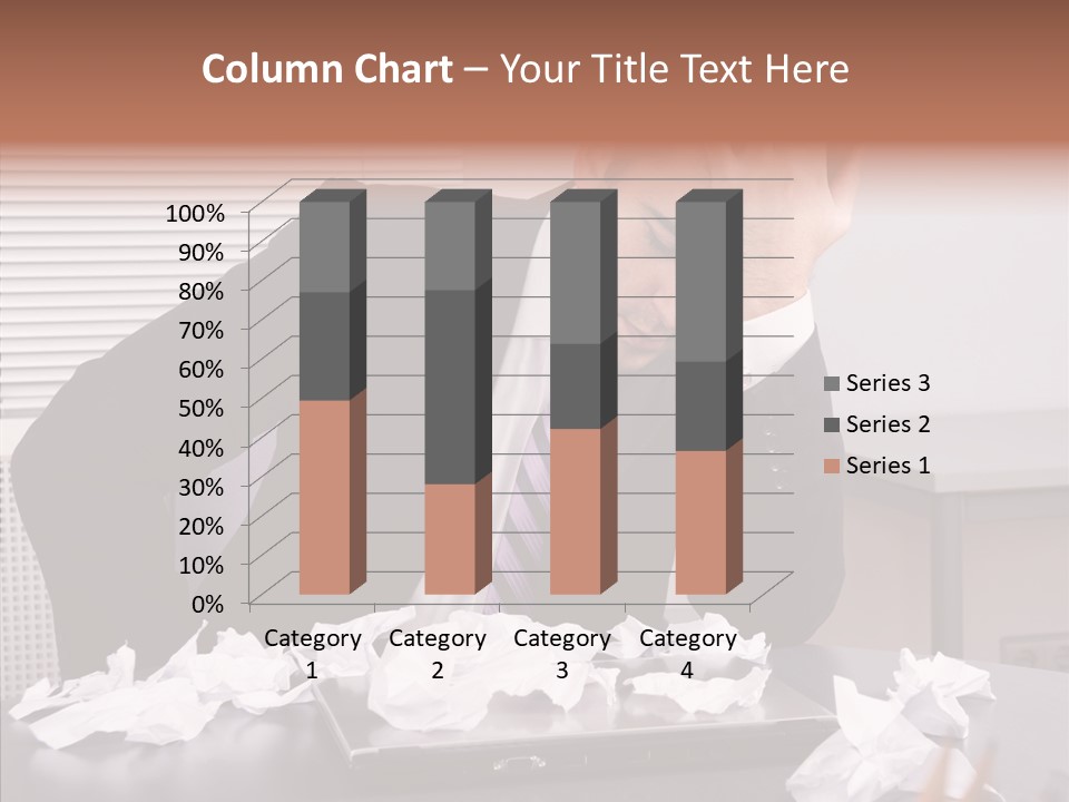 Confused Disappointment Business PowerPoint Template