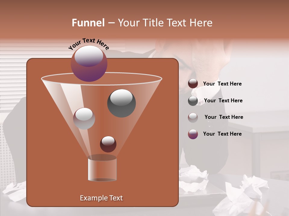 Confused Disappointment Business PowerPoint Template
