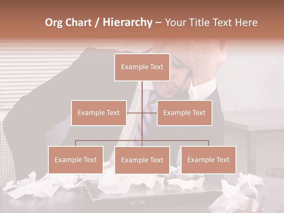 Confused Disappointment Business PowerPoint Template