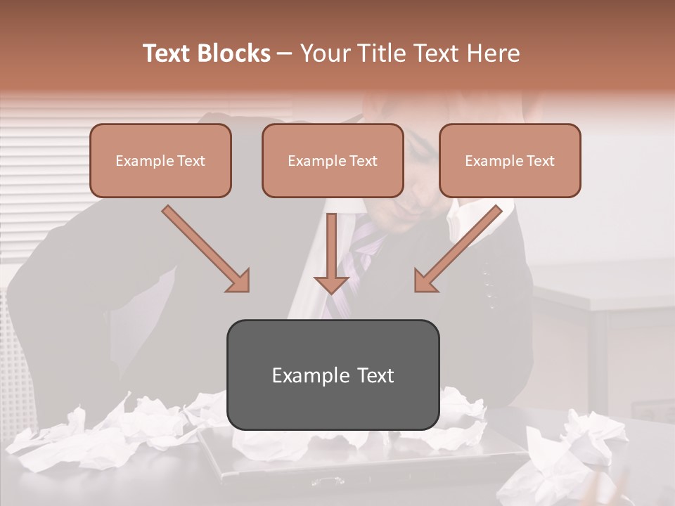 Confused Disappointment Business PowerPoint Template