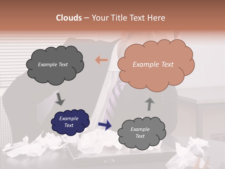 Confused Disappointment Business PowerPoint Template