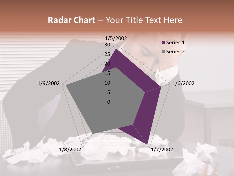 Confused Disappointment Business PowerPoint Template