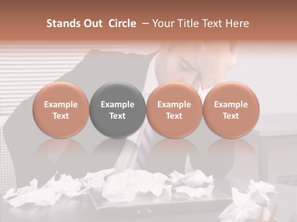 Confused Disappointment Business PowerPoint Template