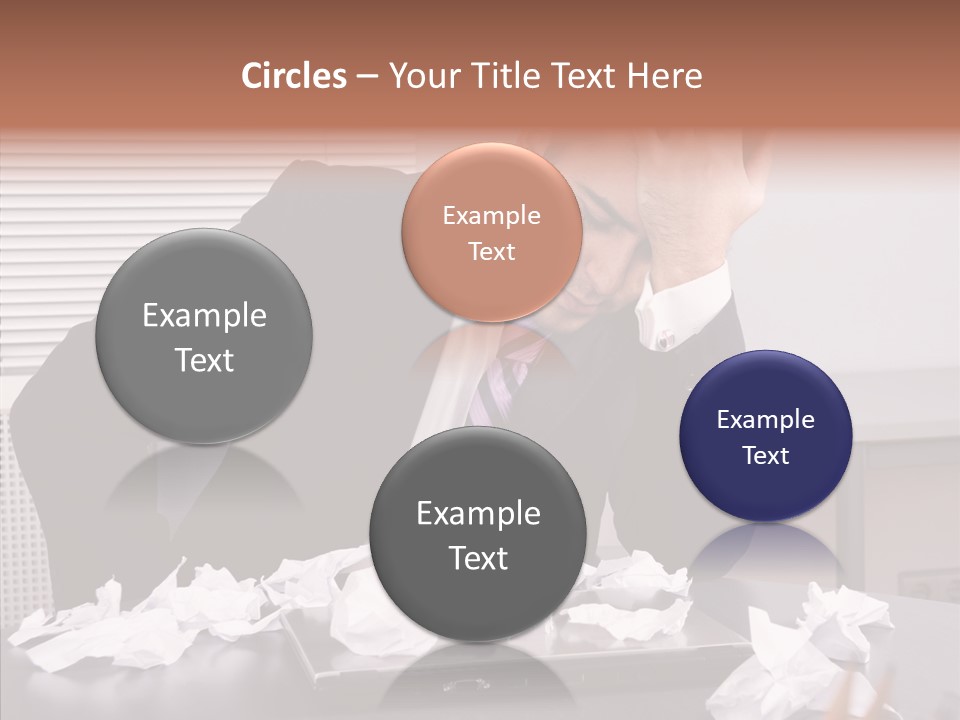 Confused Disappointment Business PowerPoint Template