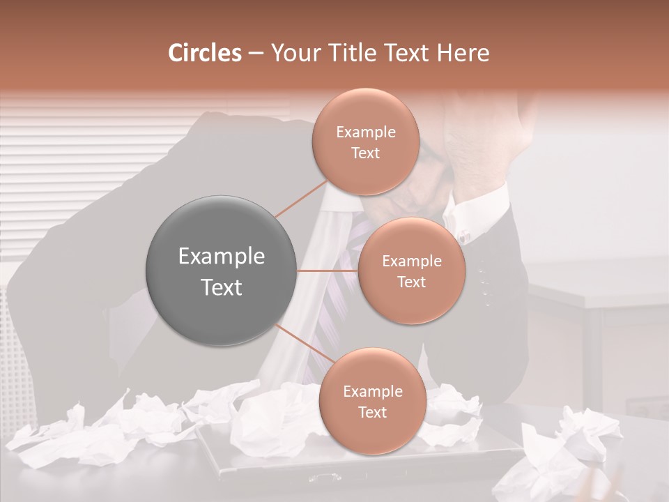 Confused Disappointment Business PowerPoint Template