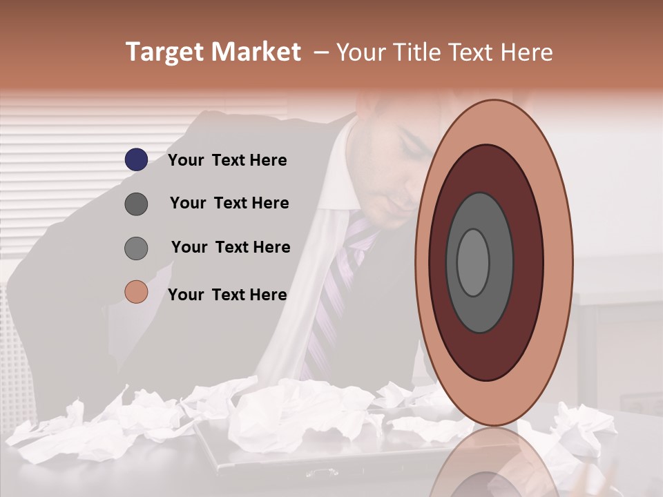 Confused Disappointment Business PowerPoint Template