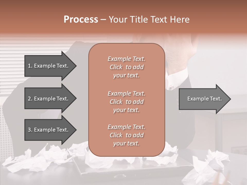 Confused Disappointment Business PowerPoint Template