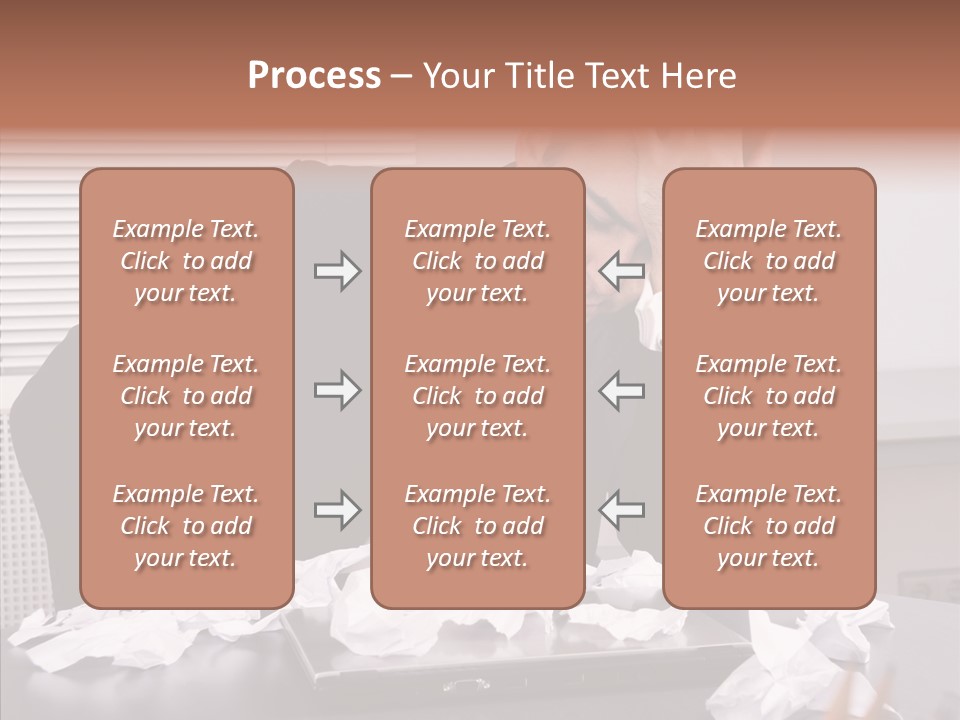 Confused Disappointment Business PowerPoint Template