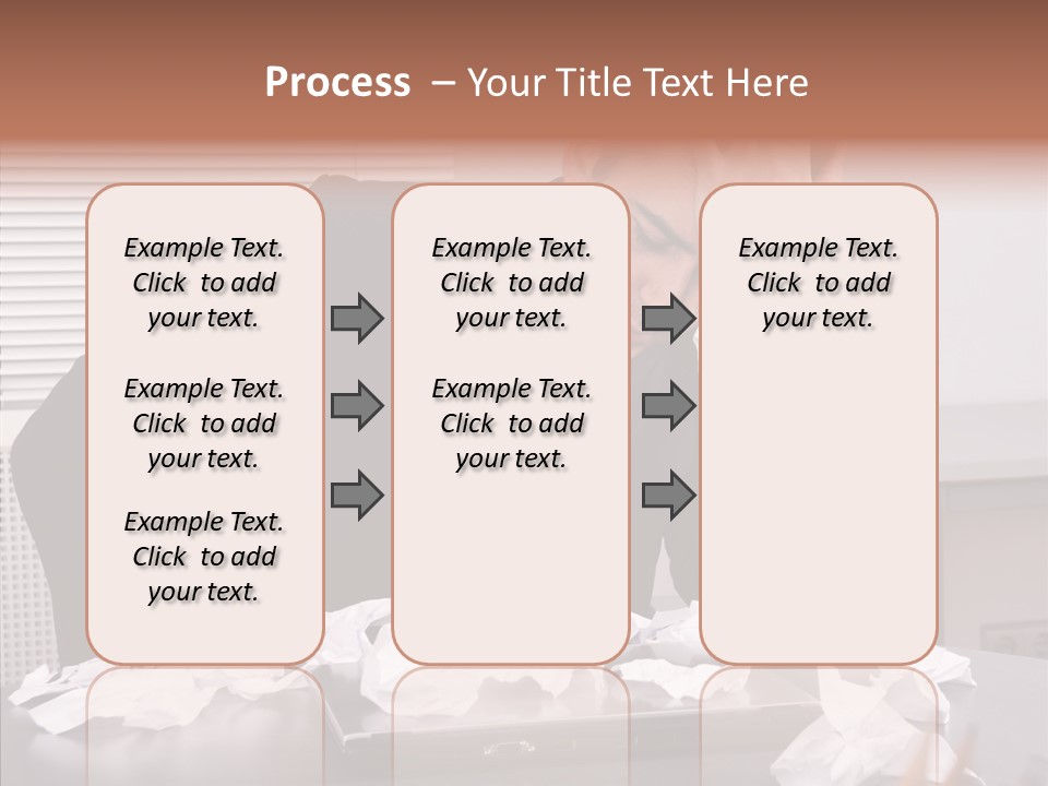Confused Disappointment Business PowerPoint Template