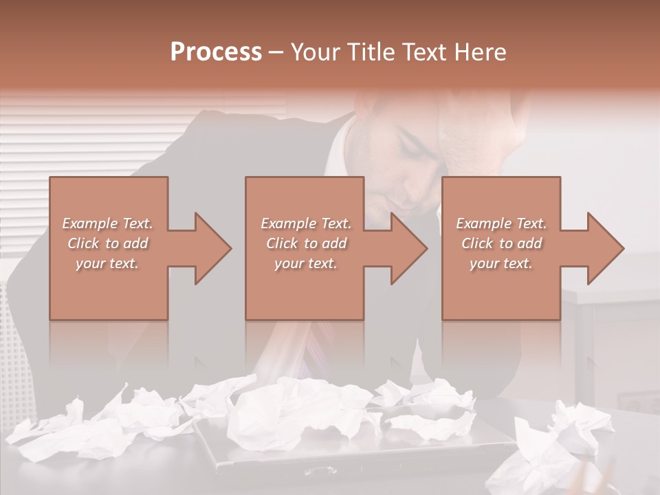 Confused Disappointment Business PowerPoint Template