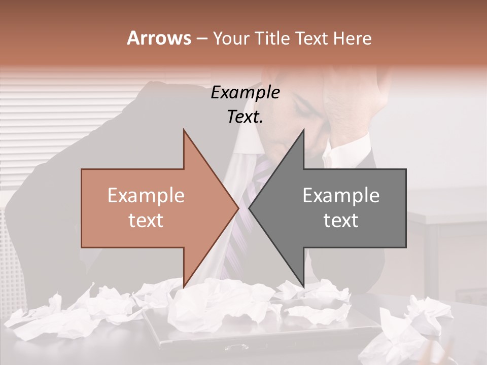 Confused Disappointment Business PowerPoint Template