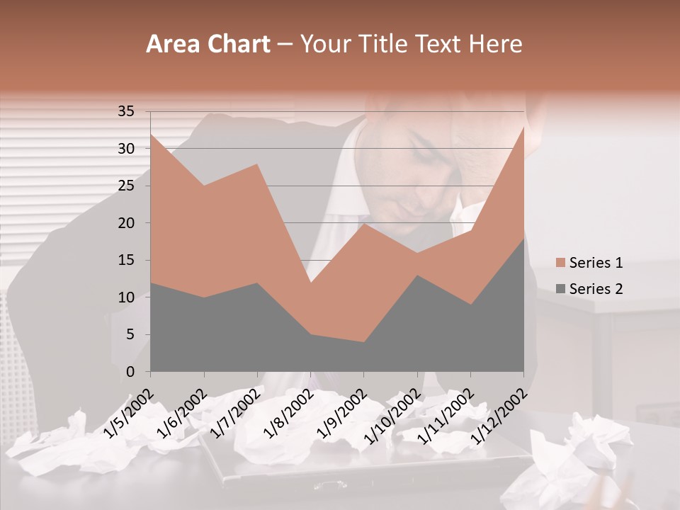 Confused Disappointment Business PowerPoint Template