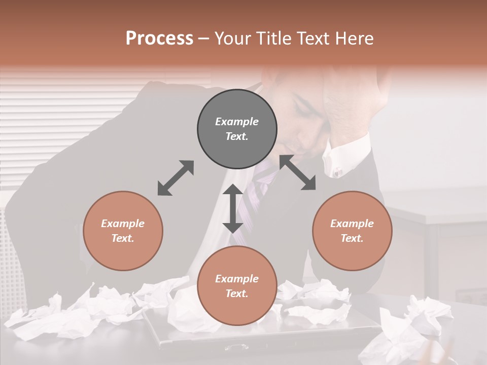 Confused Disappointment Business PowerPoint Template