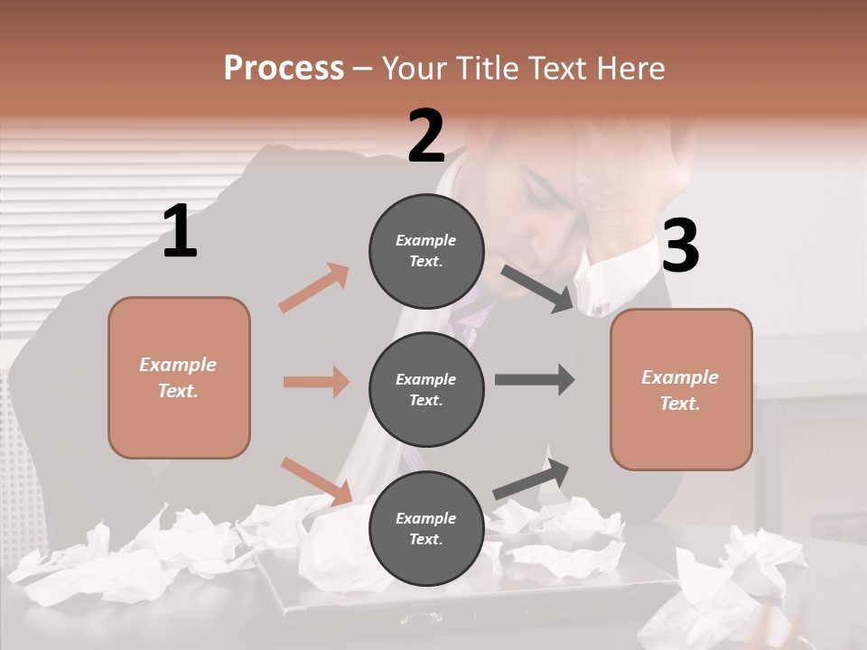 Confused Disappointment Business PowerPoint Template
