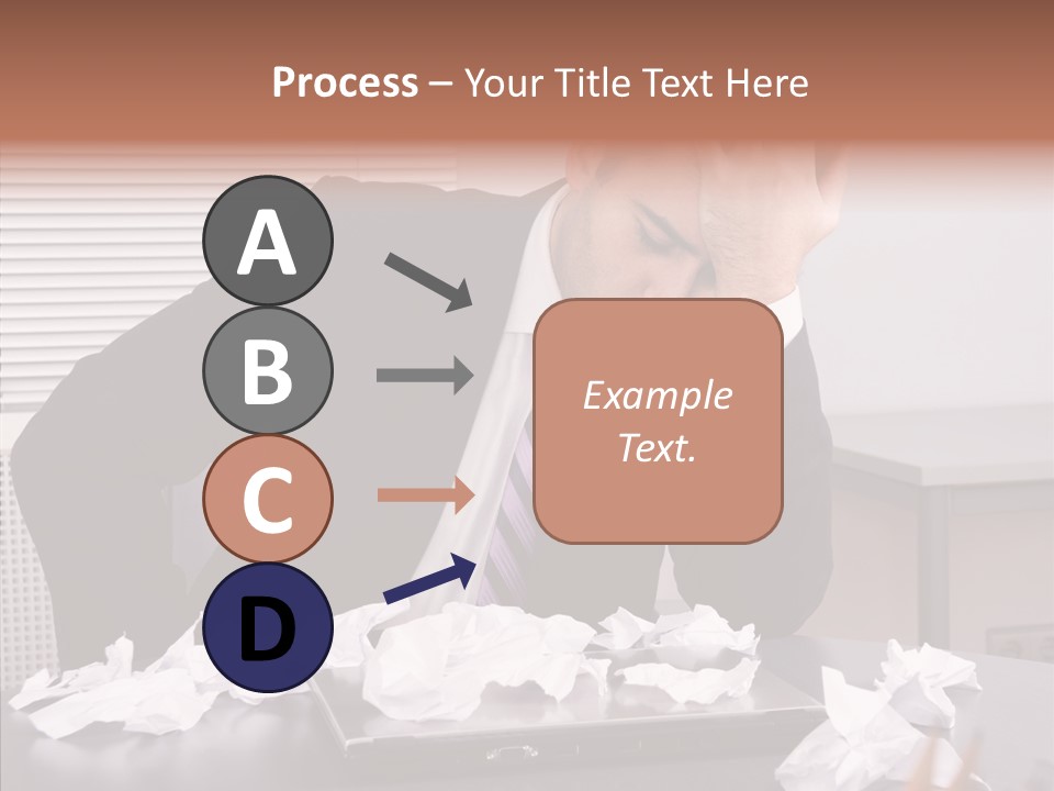 Confused Disappointment Business PowerPoint Template