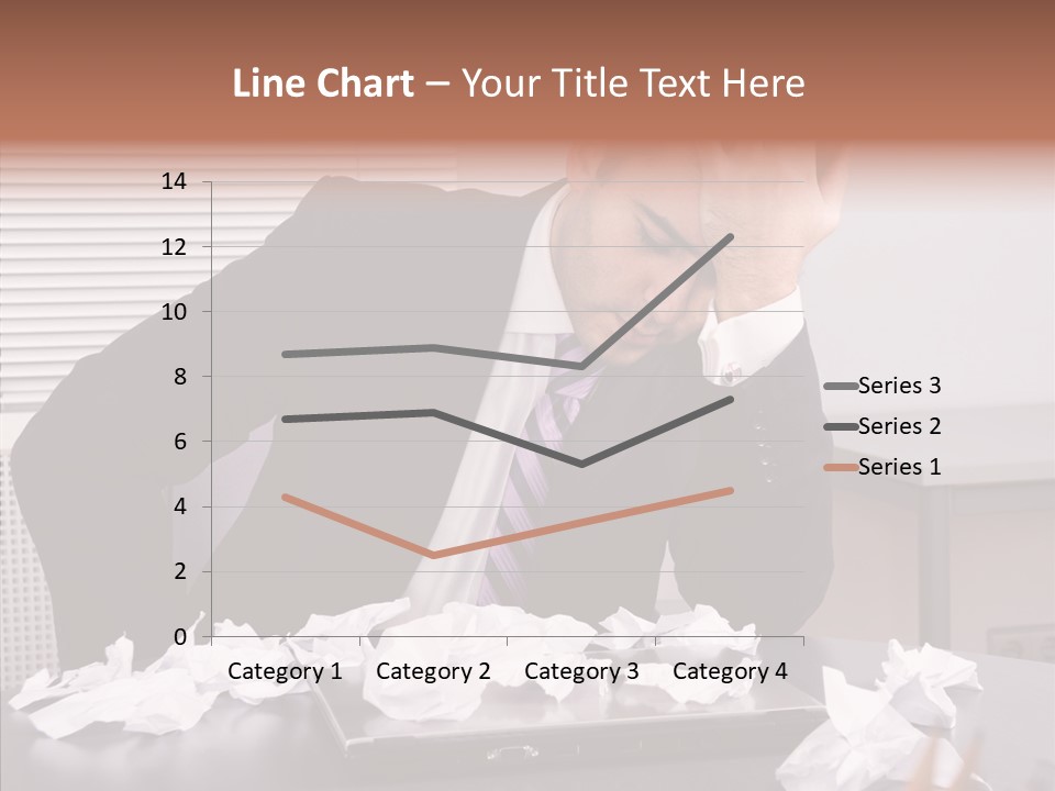 Confused Disappointment Business PowerPoint Template