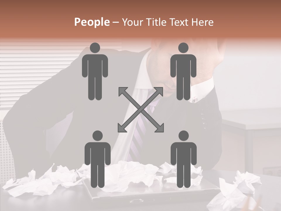 Confused Disappointment Business PowerPoint Template