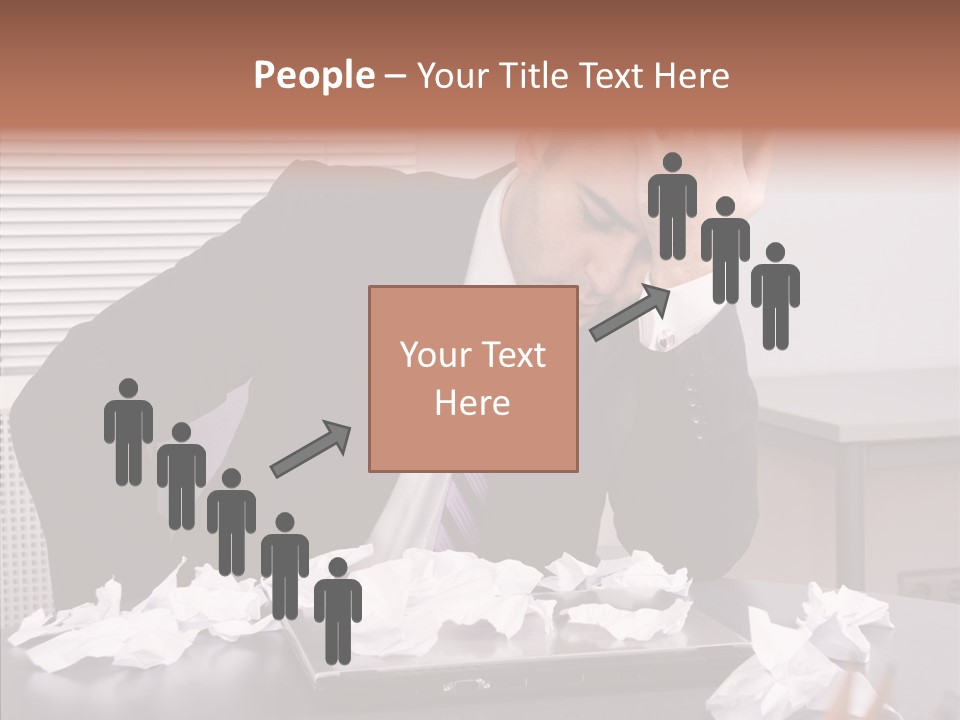 Confused Disappointment Business PowerPoint Template