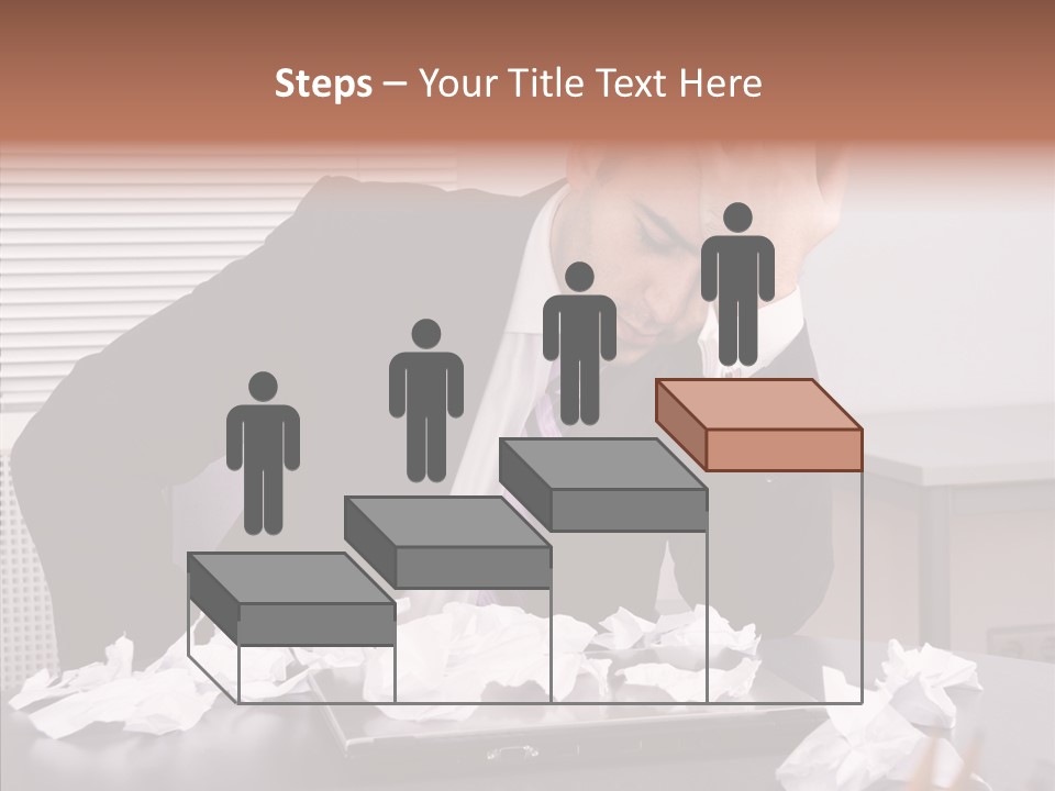 Confused Disappointment Business PowerPoint Template