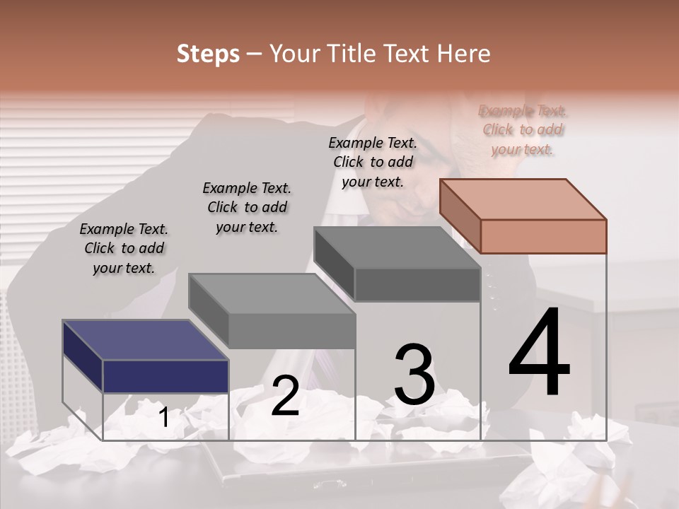 Confused Disappointment Business PowerPoint Template