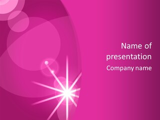 Explosion Magical Gradient PowerPoint Template