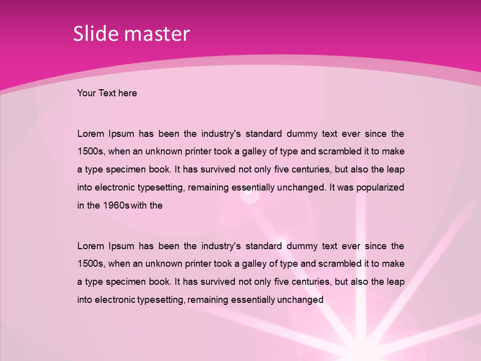 Explosion Magical Gradient PowerPoint Template