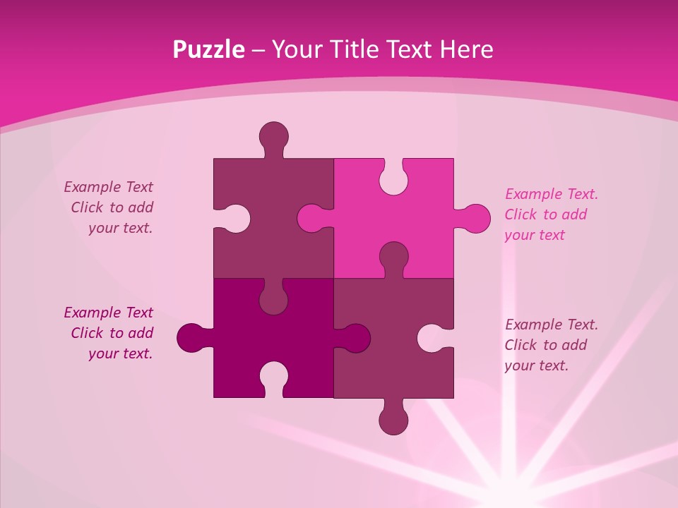 Explosion Magical Gradient PowerPoint Template