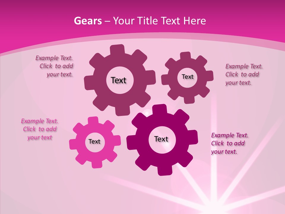 Explosion Magical Gradient PowerPoint Template