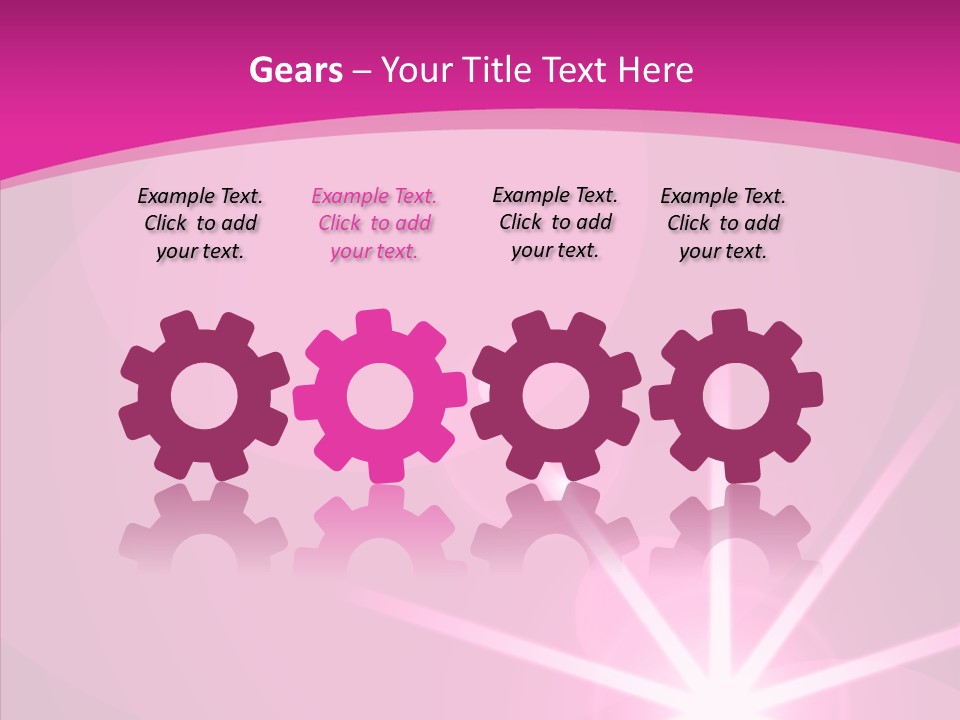 Explosion Magical Gradient PowerPoint Template