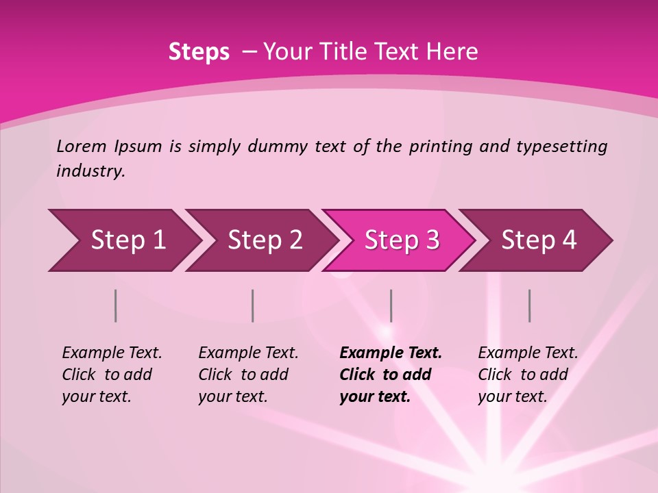 Explosion Magical Gradient PowerPoint Template