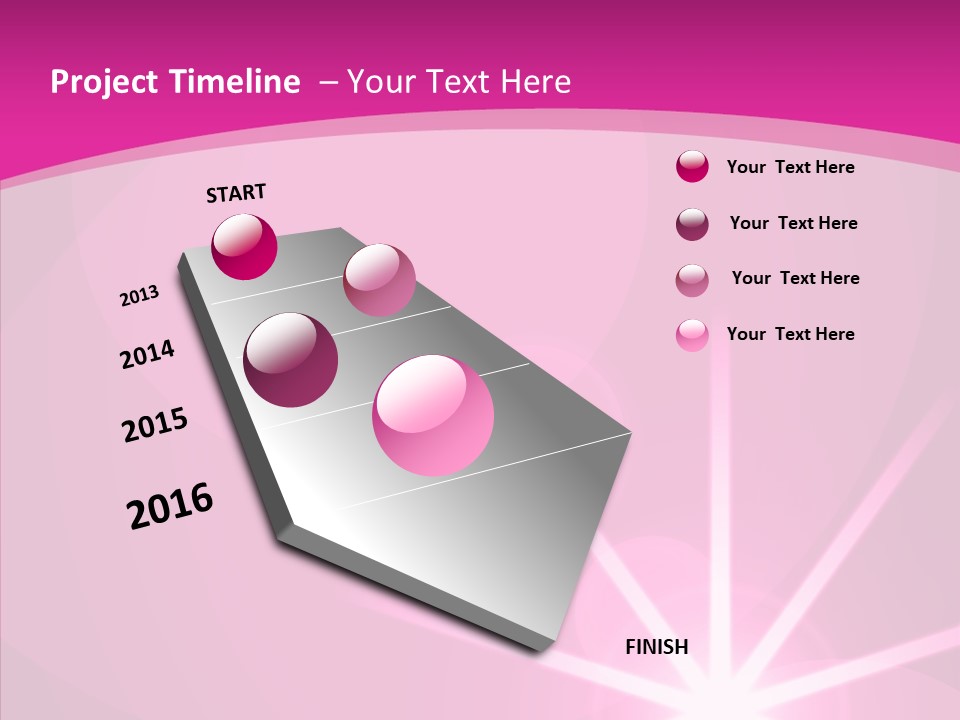 Explosion Magical Gradient PowerPoint Template