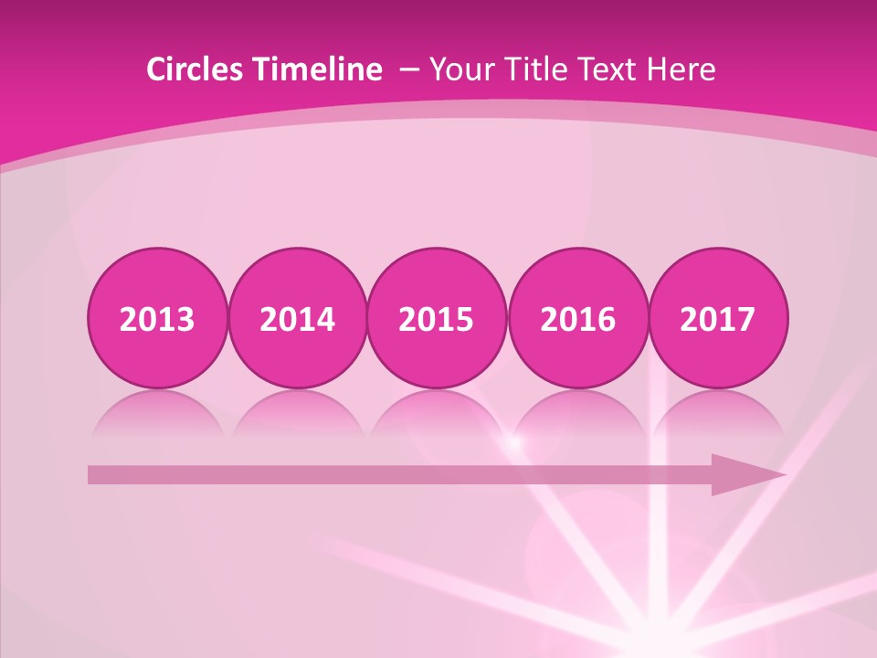 Explosion Magical Gradient PowerPoint Template