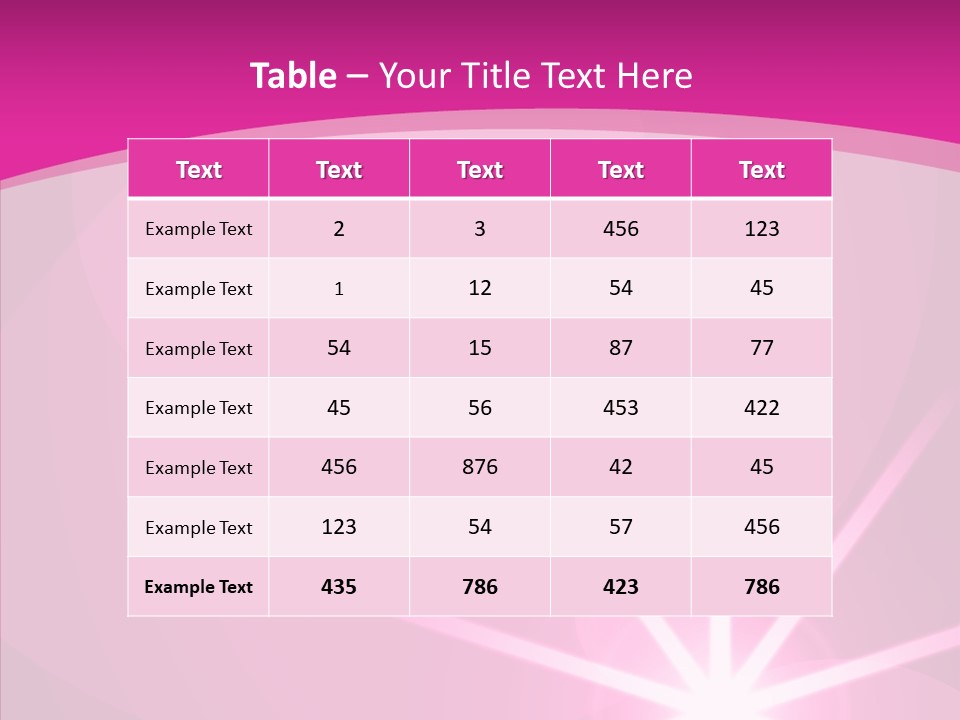 Explosion Magical Gradient PowerPoint Template