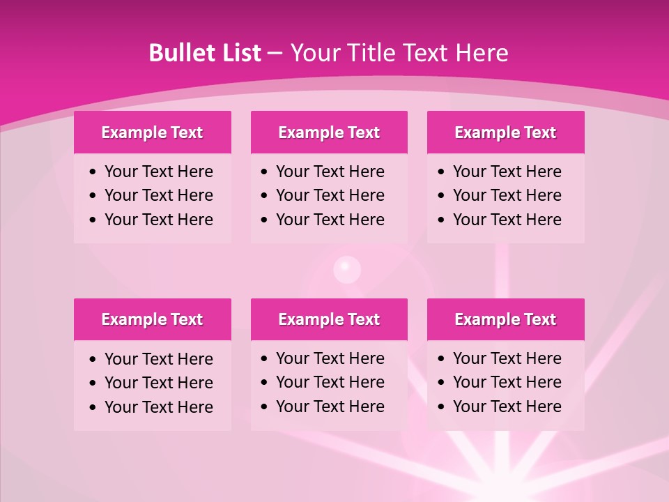Explosion Magical Gradient PowerPoint Template