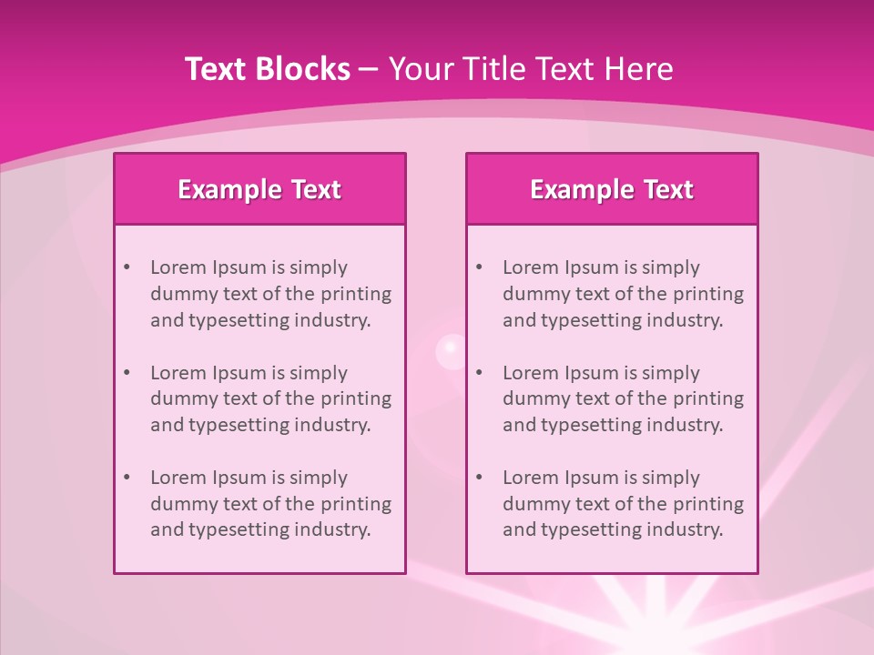 Explosion Magical Gradient PowerPoint Template