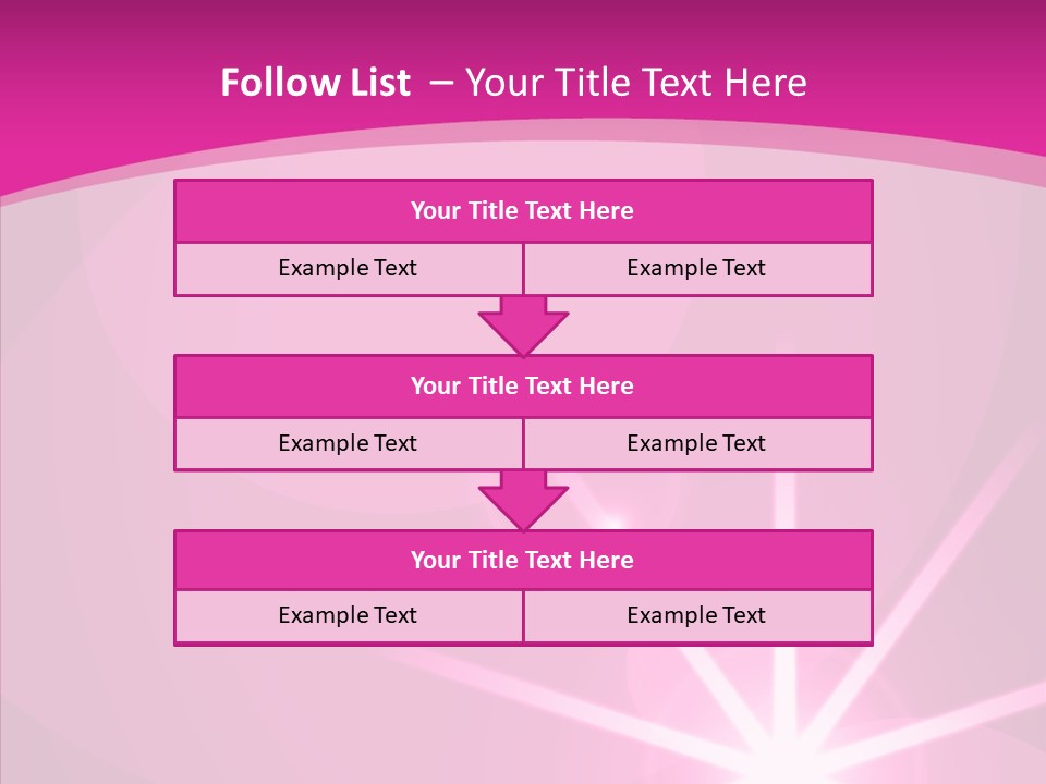 Explosion Magical Gradient PowerPoint Template