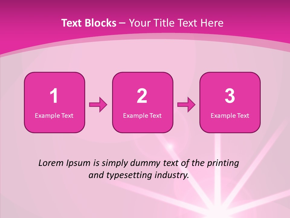 Explosion Magical Gradient PowerPoint Template