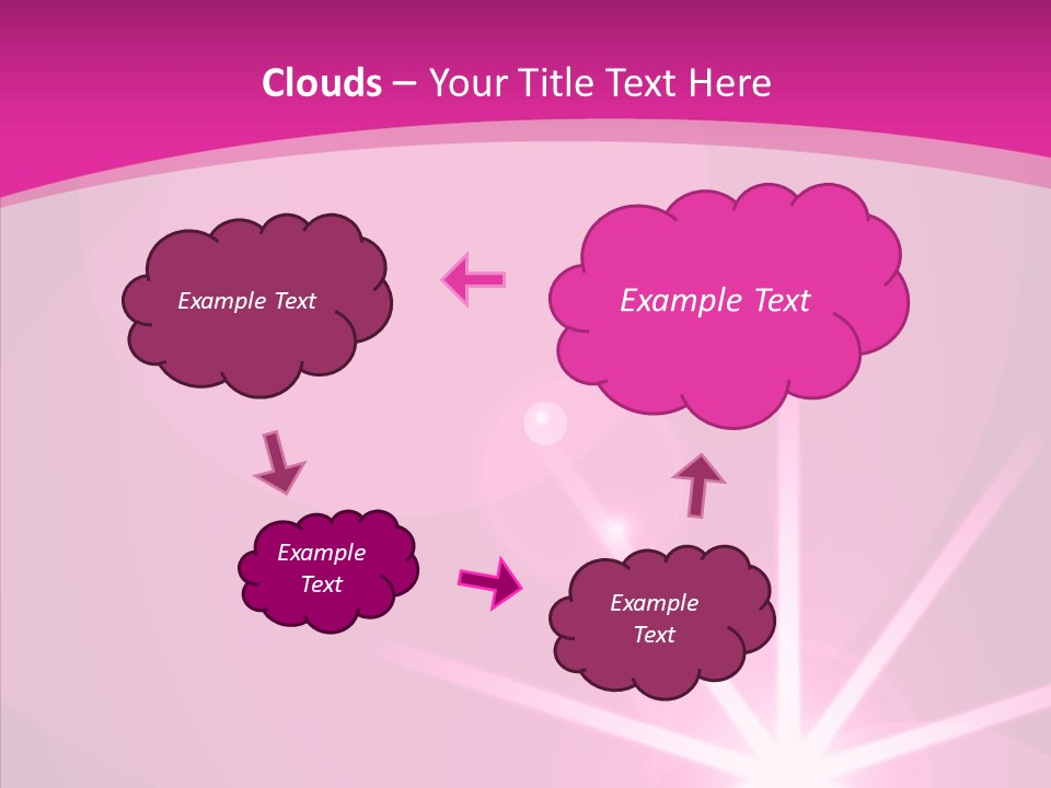 Explosion Magical Gradient PowerPoint Template