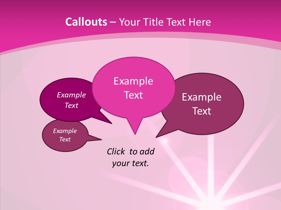 Explosion Magical Gradient PowerPoint Template