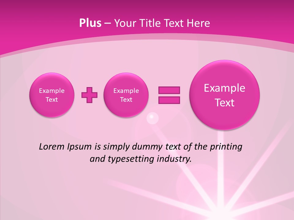 Explosion Magical Gradient PowerPoint Template
