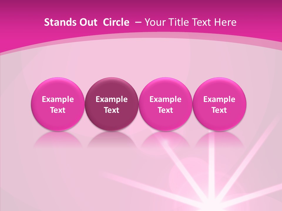 Explosion Magical Gradient PowerPoint Template