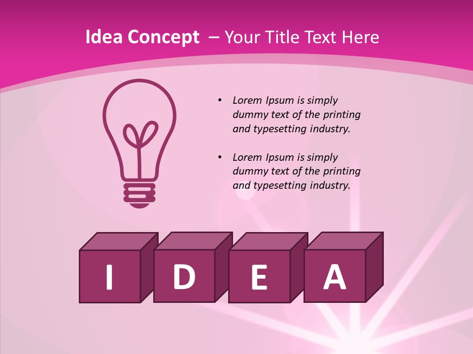 Explosion Magical Gradient PowerPoint Template