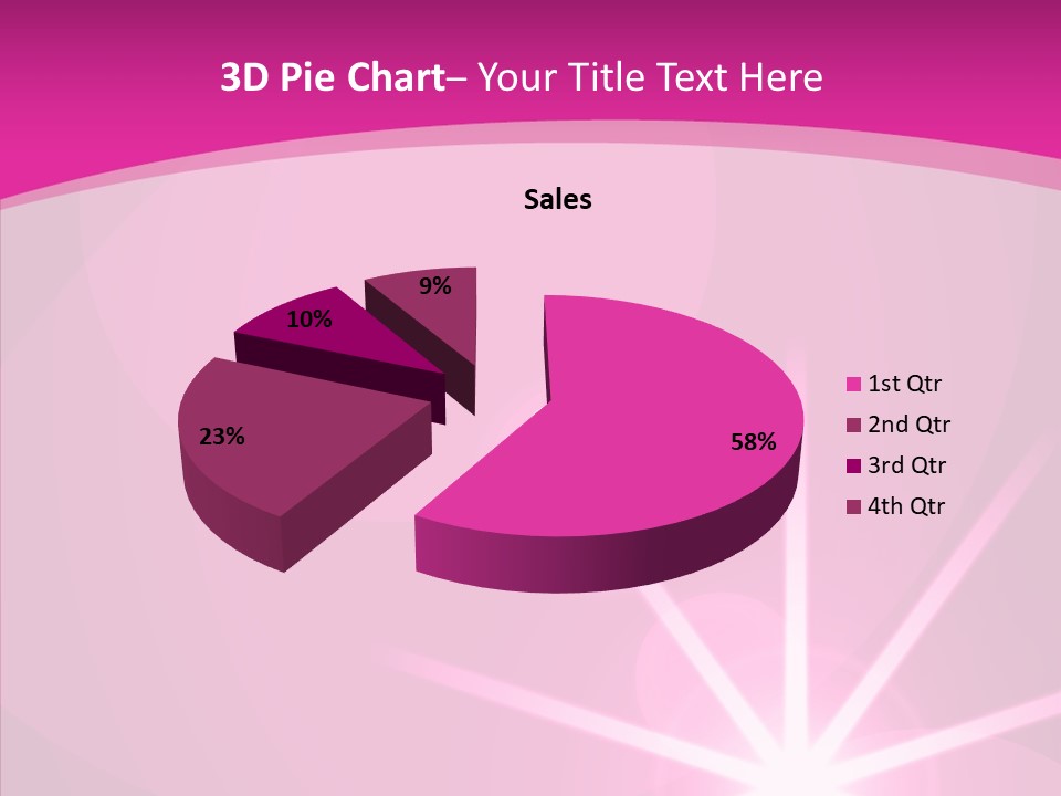 Explosion Magical Gradient PowerPoint Template