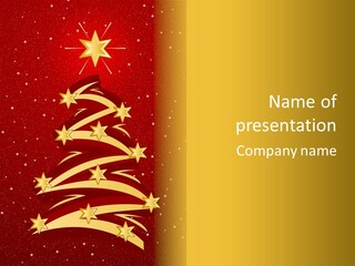 Festive Decoration Merry PowerPoint Template