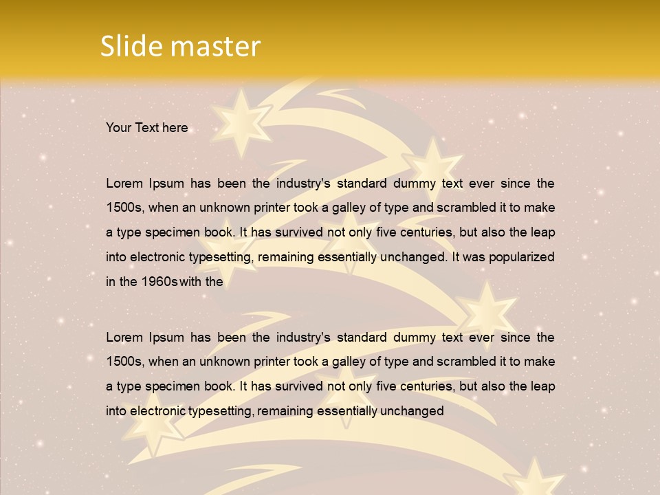 Festive Decoration Merry PowerPoint Template