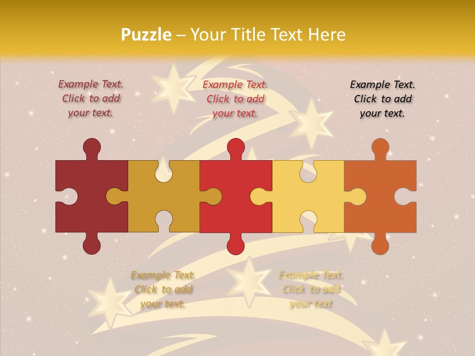 Festive Decoration Merry PowerPoint Template